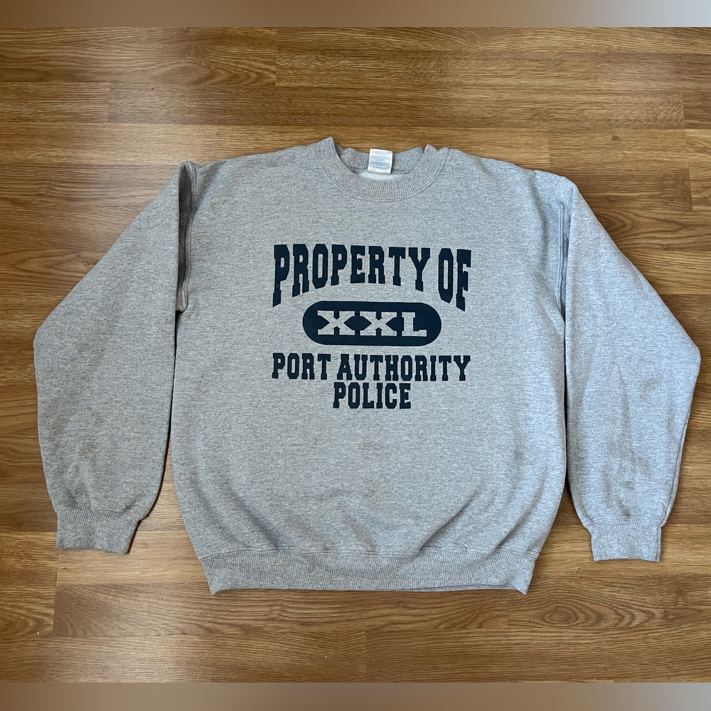 Vintage Port Authority Gildan Thick Crewneck